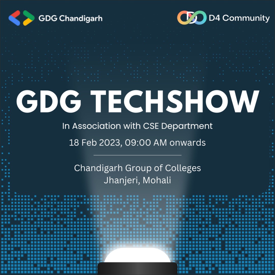 GDG Tech Event Show - CGC Jhanjeri