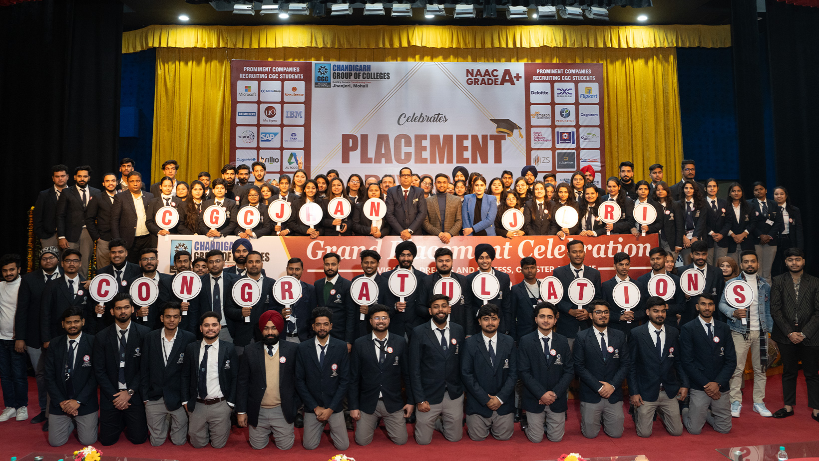 CGC Jhanjeri Celebrates Students' Success on Placement Day!